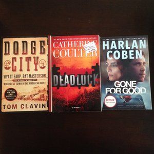 Set of 3 Paperback Books like new